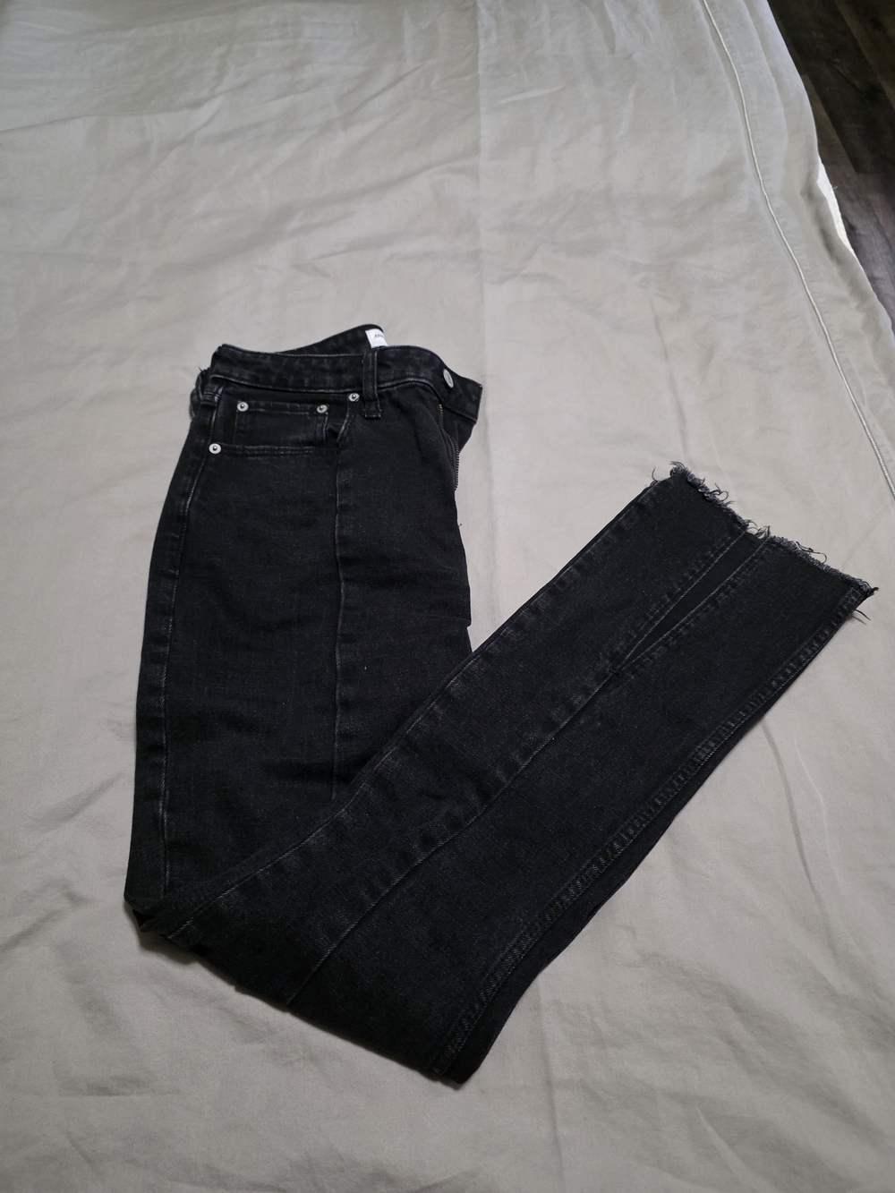 Abercrombie & Fitch Curve Love High Rise Black Skinny Jeans